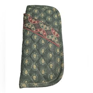 Vintage Style Vera Bradley Quilted‎ Eyeglass Case Paisley Pattern